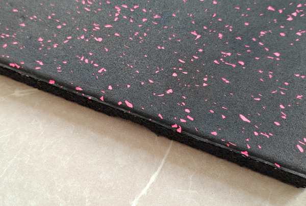 Color dot composite floor mat